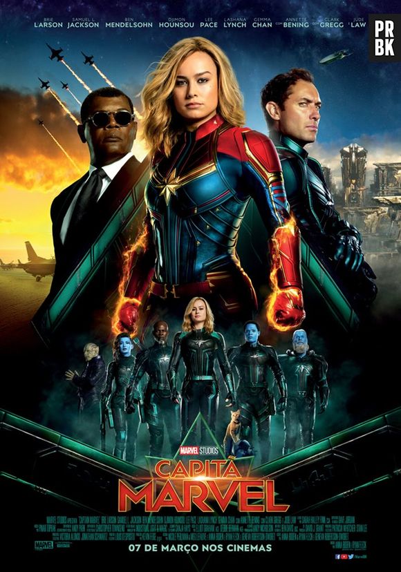 Capitã Marvel (Brie Larson) é a nossa esperança em "Vingadores: Ultimato"