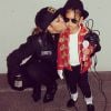 Beyoncé se vestiu de Janet Jackson e sua filha Blue Ivy foi a responsável por interpretar seu Michael Jackson. Fofas!