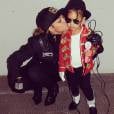  Beyonc&eacute; se vestiu de Janet Jackson e sua filha Blue Ivy foi a respons&aacute;vel por interpretar seu Michael Jackson. Fofas! 