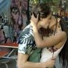 "Malhação": Jaque (Gabz) e Thiago (Danilo Maia) se beijam pela primeira vez