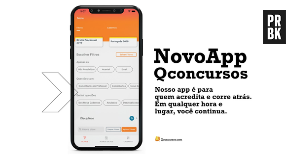 QConcursos é o App que irá te ajudar com os estudos