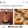 Kim Kardashian mais brilhante que donuts!