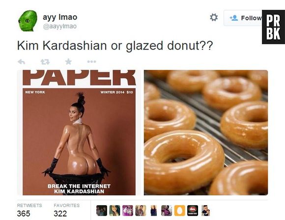 Kim Kardashian mais brilhante que donuts!