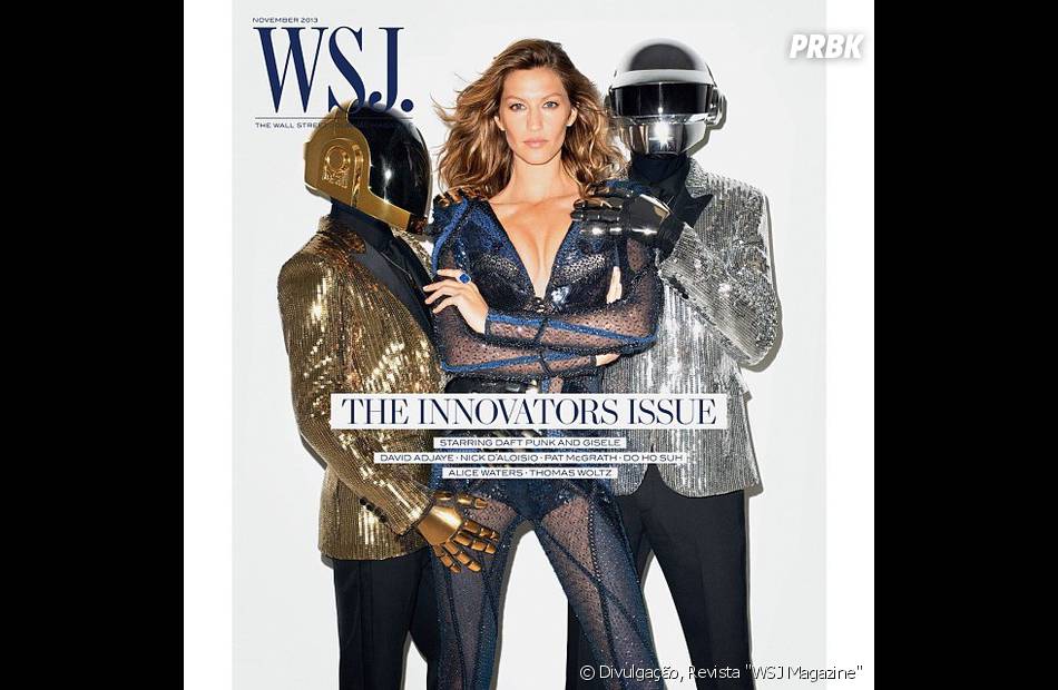 Gisele Bundchen E Os Djs Do Daft Punk Sao A Capa Da Edicao Especial Da Revista Wsj Magazine Que Chega Nas Bancas Em Novembro Purebreak