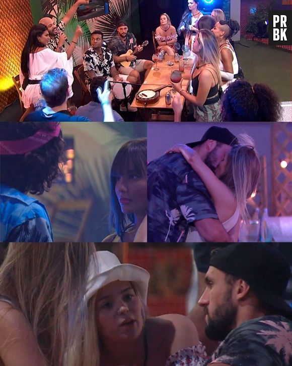 "BBB21": Segunda festa do líder é marcada por beijo de Carla e Arthur, conversas sobre o jogo e papo aberto entre Fiuk e Thaís