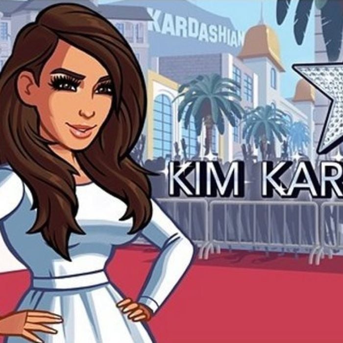  A vers&amp;atilde;o app de Kim Kardashian conquistou o segundo lugar no ranking de personagens fict&amp;iacute;cios mais influentes deste ano, segundo a revista Time 