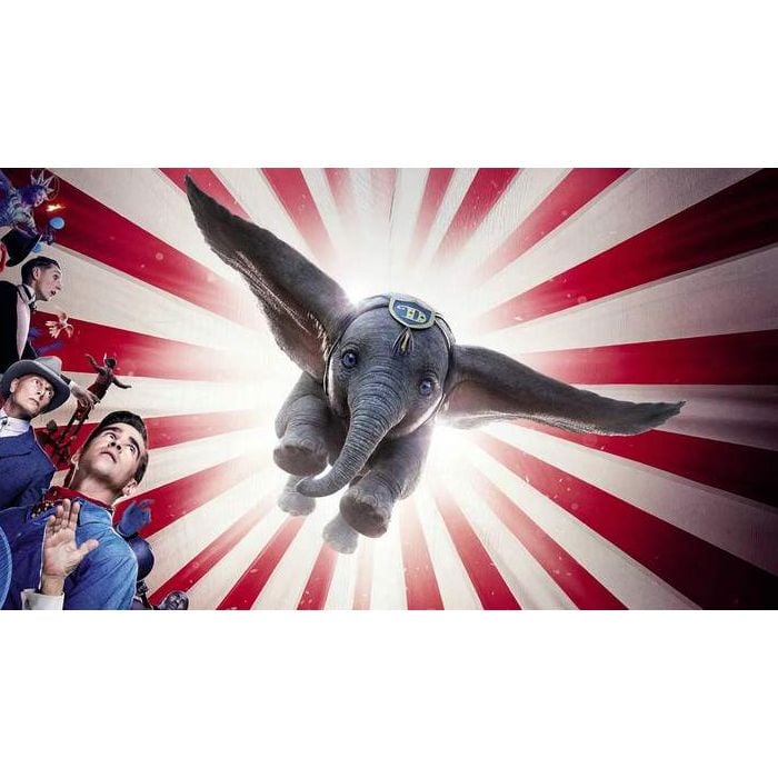  &quot;Dumbo&quot; é inspirado em animação clássica de 1941 e conta a história de um elefantinho de orelhas grandes demais e que encontra a chance de se libertar de um circo desumano que pratica maus tratos de animais. 