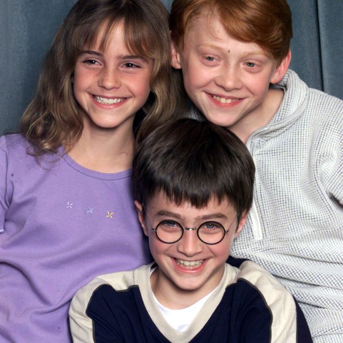  &quot;Harry Potter&quot;: Harry (Daniel Radcliffe),  Ron Weasley (Rupert Grint) e Hermione Granger  (Emma Watson) marcaram gerações com os oito filmes da saga 