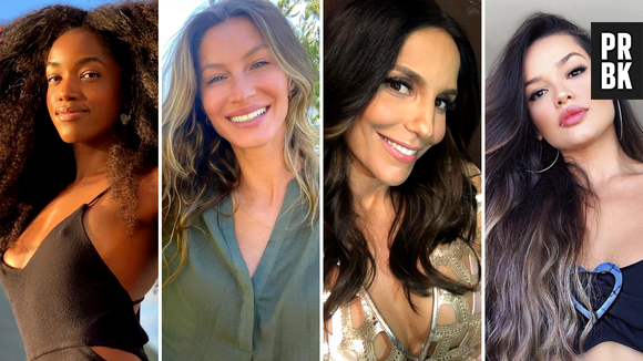 Top 4 de celebridades mais influentes é formado por Iza, Gisele Bündchen, Ivete Sangalo e Juliette Freire