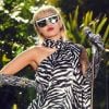 Miley Cyrus: animal print também é a cara da cantora