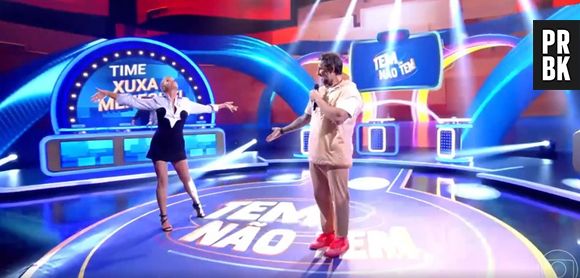 Xuxa também apostou em um estilo parecido em sua participação no "Caldeirão"