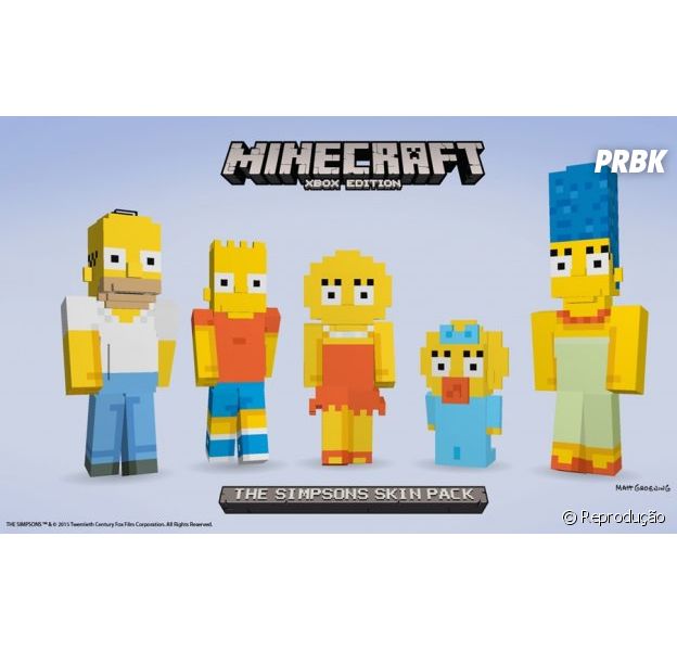 DLC inspirado na família de "Os Simpsons" chega à "Minecraft"