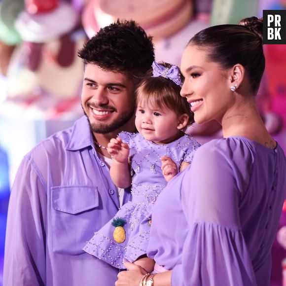 Virginia Fonseca e Zé Felipe fizeram festa para Maria Alice na última segunda-feira (30)