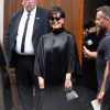 Balenciaga: Kris Jenner foi prestigiar a filha, Kim Kardashian