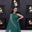 Vestido verde de Sofia Carson, para o Grammy 2022, foi um dos looks mais comentados da artista