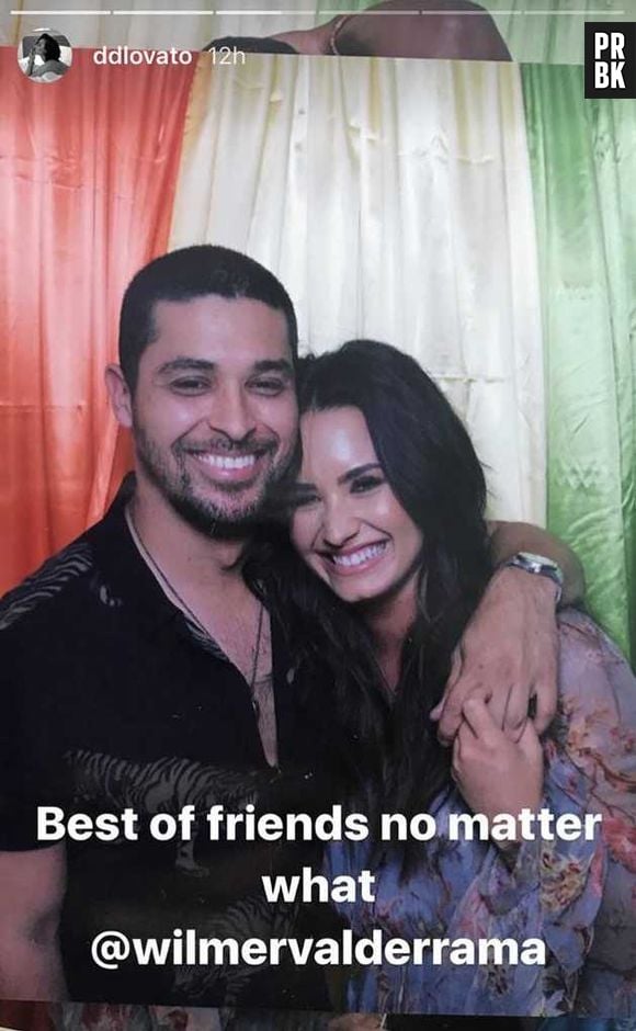 Demi Lovato e Wilmer Valderrama se reecontraram após o término, em 2017: "Melhores amigos"