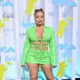 A cantora Latto exibe seu look no red carpet do  MTV Video Music Awards 2022 