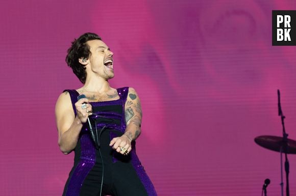 Harry Styles devolve nuggets para plateia e pede que fãs não comam o petisco do chão