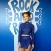 Rock in Rio: Mel Maia foi com look azul