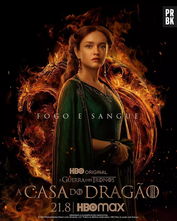 Olivia Cooke assume papel de Emily Carey como Alicent Hightower na nova fase de "A Casa do Dragão" e deverá mostrar face mais sombria da personagem