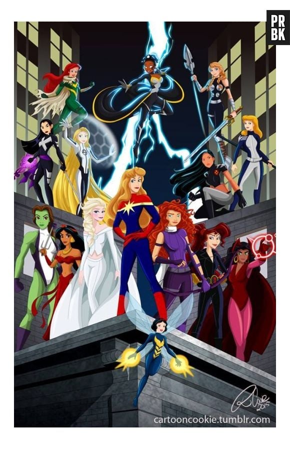 Salvando o mundo ou sendo salvas, as princesas da Disney poderiam ser super-heroínas