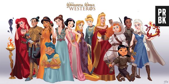 Em vez de serem dos contos da Disney, as princesas poderiam ser felizes para sempre em Westeros