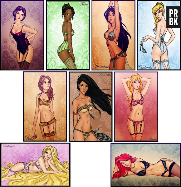 Contudo, as princesas da Disney já ganharam até versões sexy