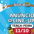 Lollapalooza Brasil anuncia line-up na próxima terça-feira (11)