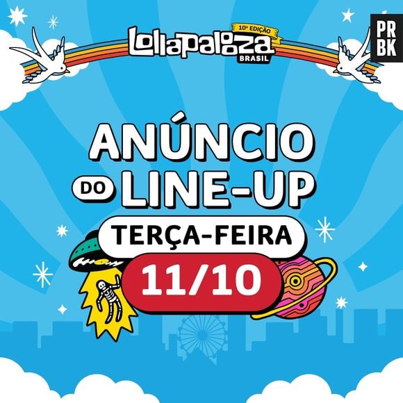 Lollapalooza Brasil anuncia line-up na próxima terça-feira (11)