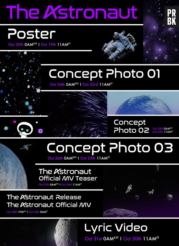 "The Astronaut": nova música de Jin, do BTS, tem calendário de divulgação anunciado 