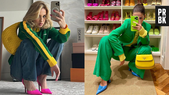 Malu Borges e Lele Burnier com looks que podem ser usados para torcer na Copa do Mundo