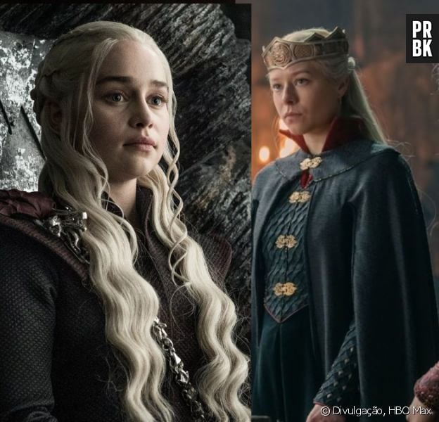 "Game of Thrones" e "A Casa do Dragão": descubra se você é mais Rhaenyra (Emma D'Arcy) ou Daenerys Targaryen (Emilia Clarke)