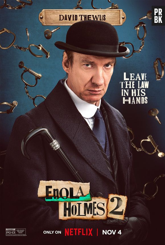 David Thewlis, o Lupin de "Harry Potter", é o Superintendente Grail em "Enola"