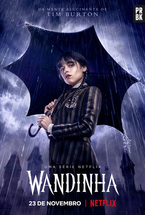 "Wandinha", nova série da Netflix baseada em "A Família Addams", chega ao streaming em 23 de novembro 