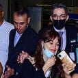  Jenna Ortega  desembarcou no aeroporto de Guarulhos, em São Paulo  