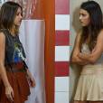  Em "Malha&ccedil;&atilde;o", Jade (Anaju Dorigon) oferece consolo para Vicki (Manu Gavassi) 