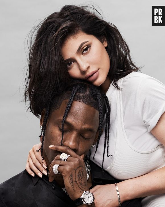 Kylie Jenner e Travis Scott são pais de Wolf, de 1 ano