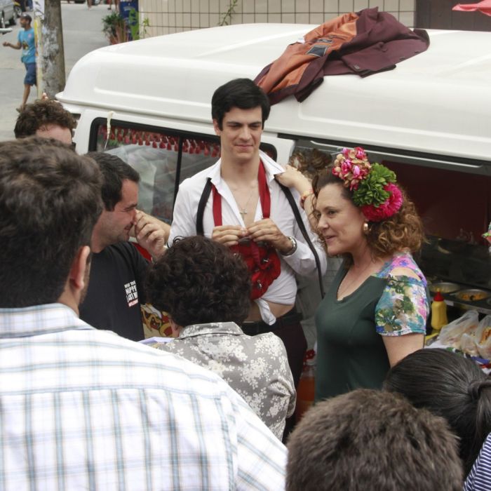  A cena de Mateus Solano e Elizabeth Savalla em &quot;Amor à Vida&quot; foi gravada no Recreio dos Bandeirantes, no Rio 
