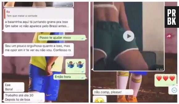 Neymar responde conversa com emojis e marca encontro