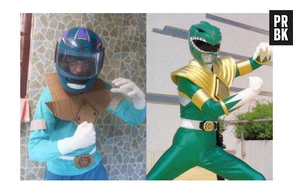 Os "Power Rangers" marcaram a infância de alguns, provavelmente, então esse cospobre não podia faltar aqui na galeria