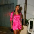 Negra Li comemora aniversário de 28 anos  de Ludmilla no Faro Beach Clube, no Rio de Janeiro