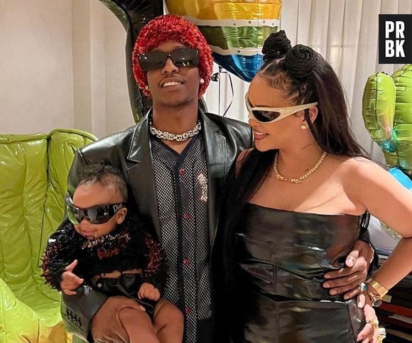 RZA, filho de Rihanna e A$AP Rocky, completa 1 ano e cantora pode ter dado spoiler de nome de novo bebê