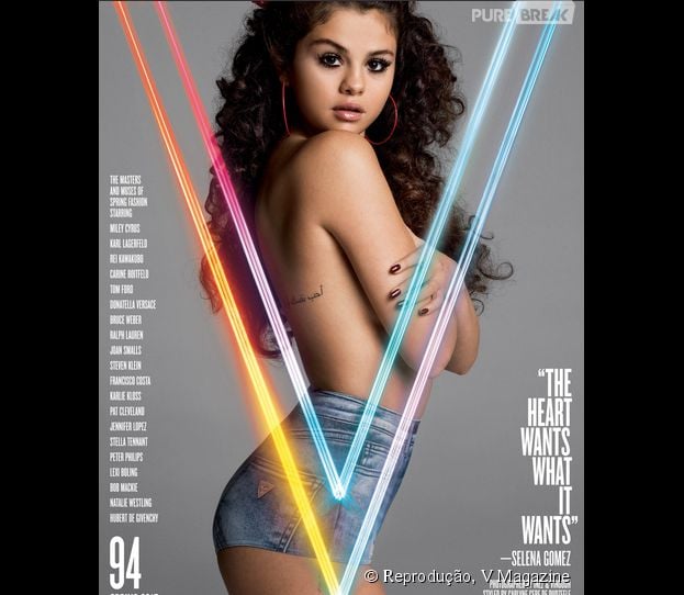 Selena Gomez arrasa na capa da revista V