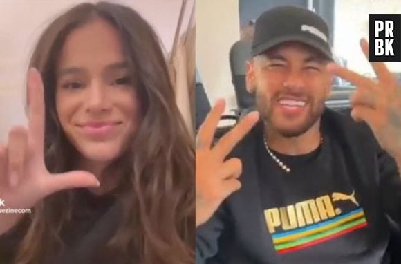 Bruna Marquezine e Neymar ficaram em lados opostos desde o término do namoro, em 2018