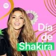 A playlist "Dia de Shakira", do Spotify, reúne os maiores hits da cantora