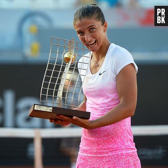 A italiana Sara Errani, campeã dop Rio Open 2015