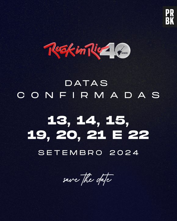 Ingressos para o Rock in Rio 2024 começam a ser vendidos nesta quinta-feira (07)