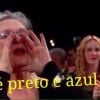 Meryl Streep na torcida pelo preto e azul