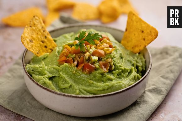 Guacamole delicioso e refrescante está em alta