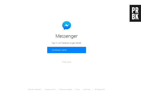 Facebook Messenger também pode ser acessado no Google Chrome, Mozilla Firefox e Internet Explorer!